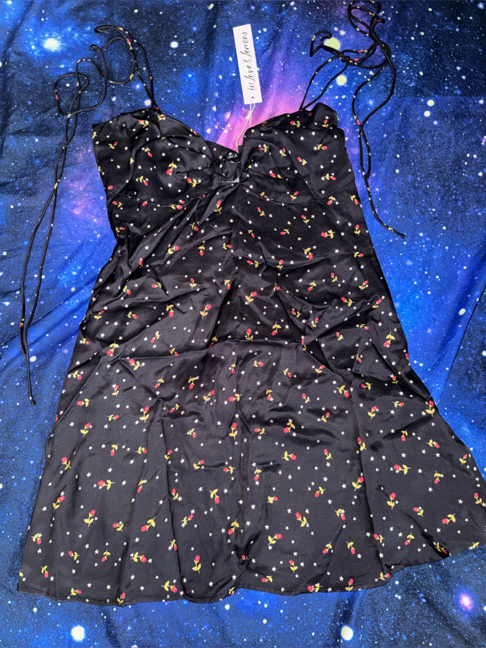 For Love & Lemons Black mini dress - Picture 1 of 7